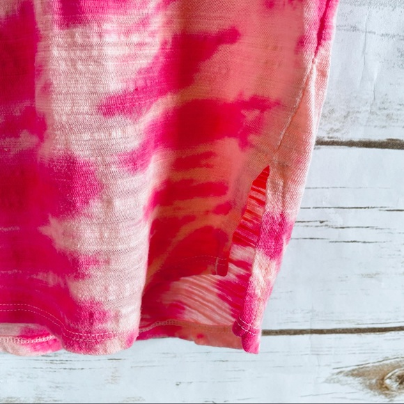 Pink | Pink tie dye tshirt - Picture 4 of 6